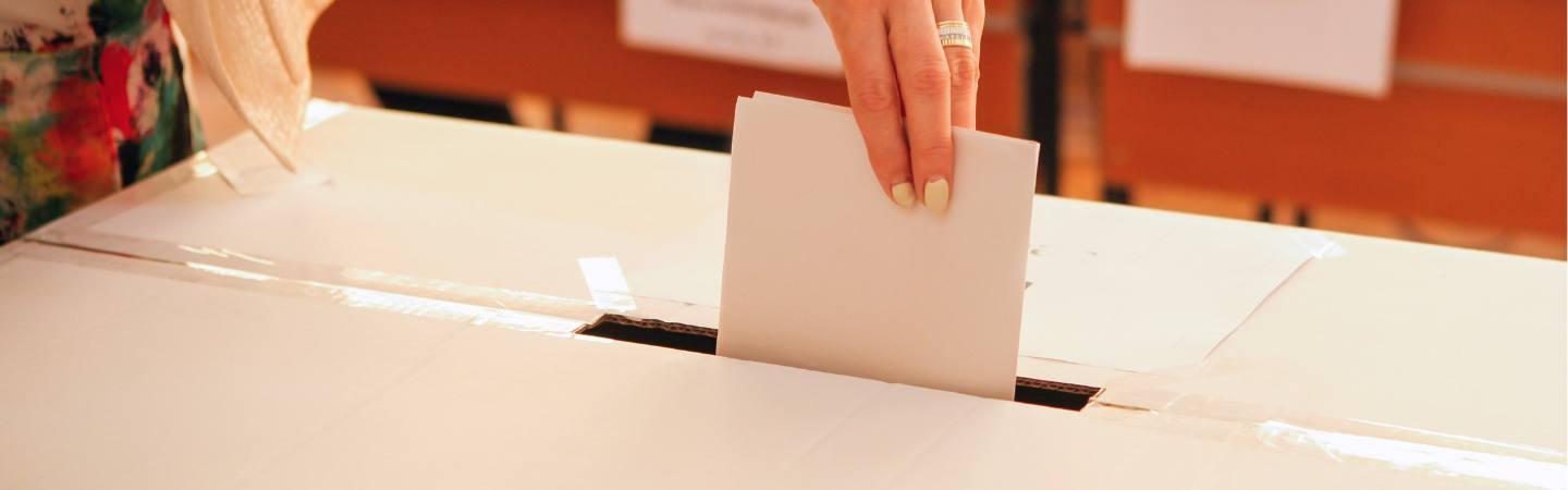 Person voting